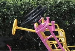 Factory outlet sightseeing tandem four wheels canopy tour Quadricycle Surrey bike cycling