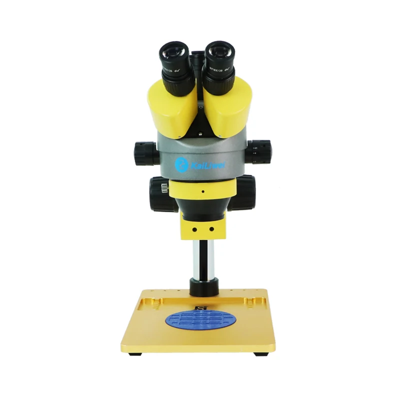 Metal Anti Temperature Working Base Trinocular Simul Focal PCB Repair Microscope