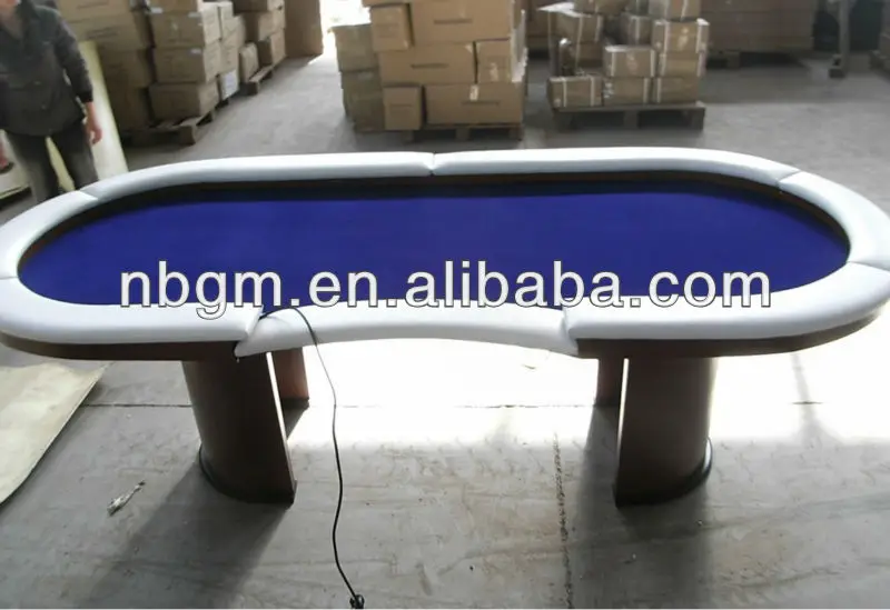 96x42 Inch Led Poker Table With Wooden Leg/Casino Table/Electronic poker table