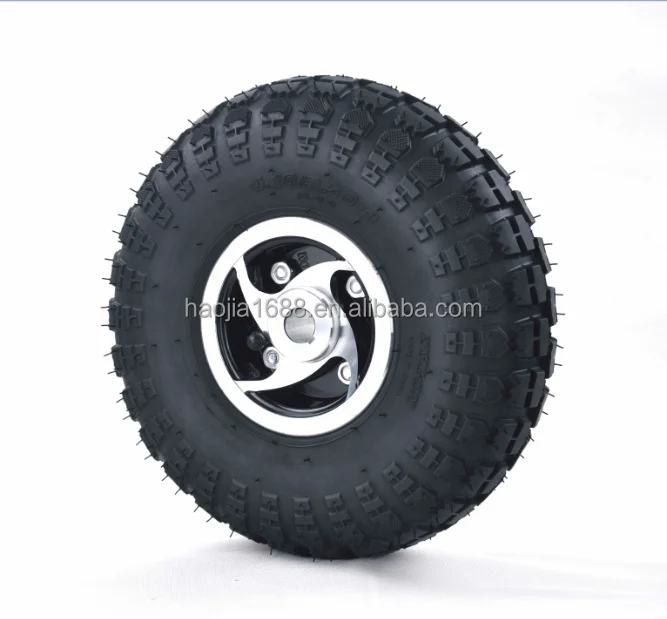 Source factory products 4.10/3.50-4 Aluminum rim pneumatic wheel