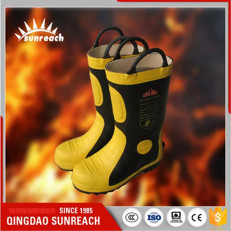 Ce Утвержден Борьба Экипировка Пожарный Сапоги