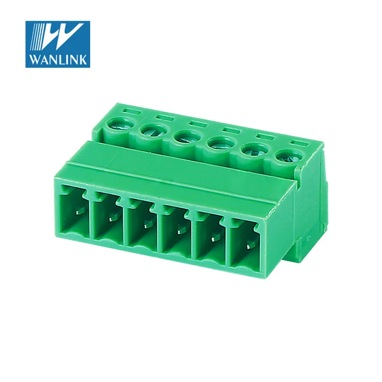  Клеммная колодка WANLINK 15EDGK-3.5/3 81 шаг 3 5/3 мм