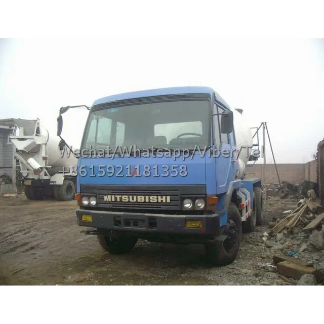 Fairly Used Mitsubishi Fuso Mixer Truck 6*4, Concrete Cement Truck For African