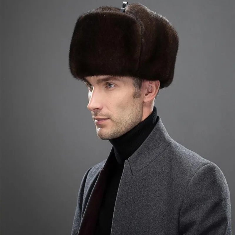Custom winter mink fur hat