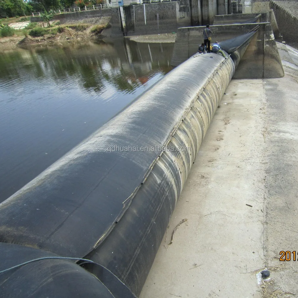 
Air inflatable rubber dam 