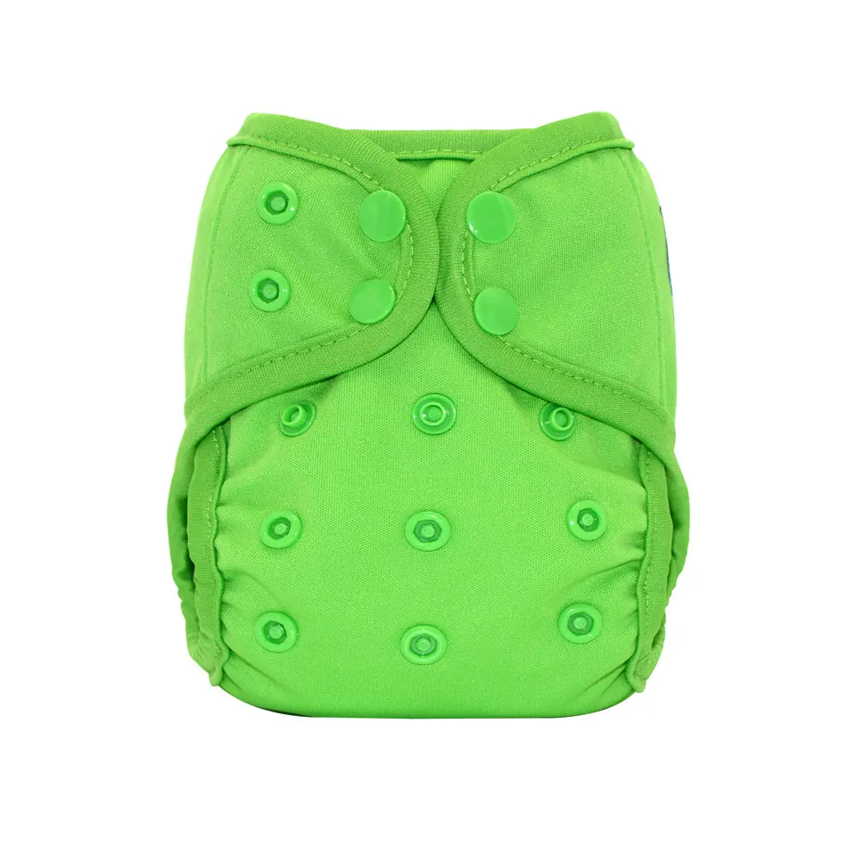 
Waterproof PUL double leaking gussets newborn cloth diaper nappy cover 