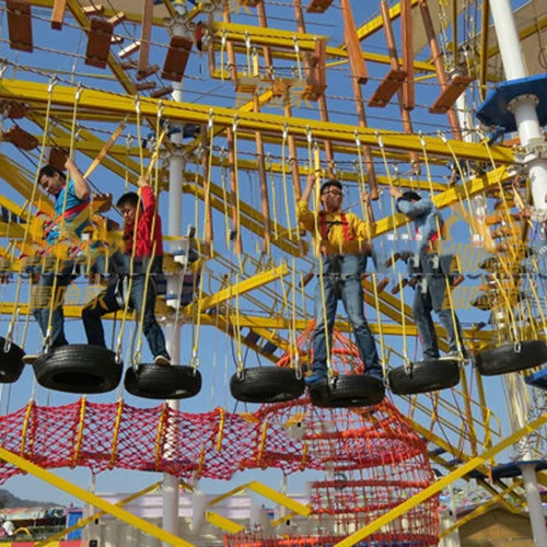 outdoor forest rope course adventure attractions in China