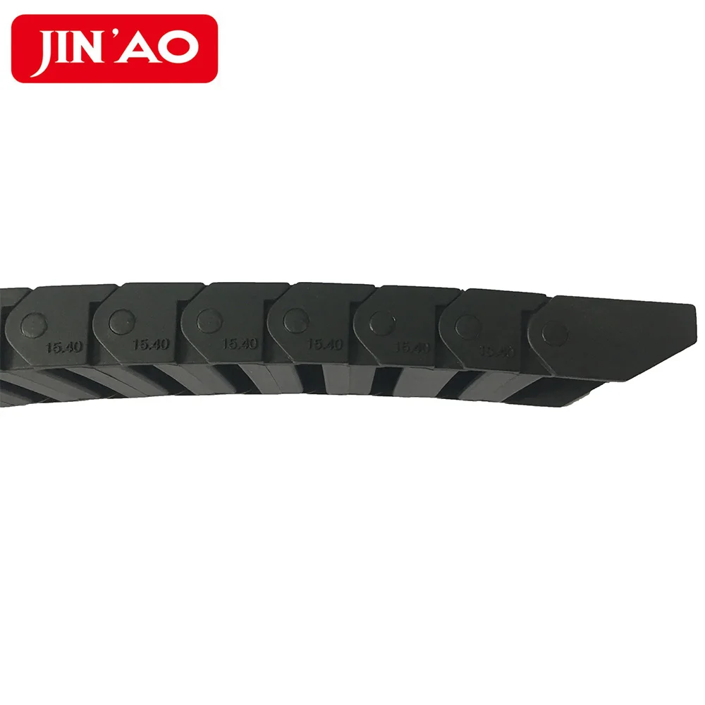 Anti-noise Black Flexible Cable Drag Chain For Chain Scraper Conveyor