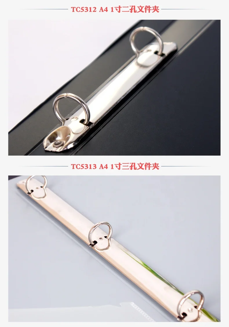 Fudek high quality organizer conference folder,pvc plastic stationare ring binder clip file folder,portfolio folder for business