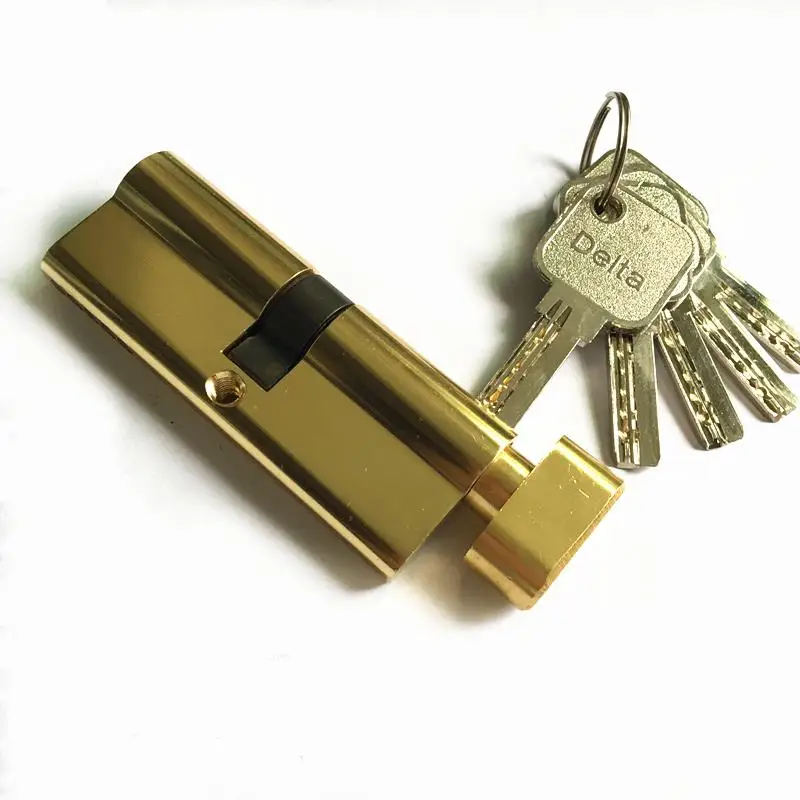 Высококлассный, solild, латунный, компьютерный ключ, латунный замок для двери, сделано в Китае
