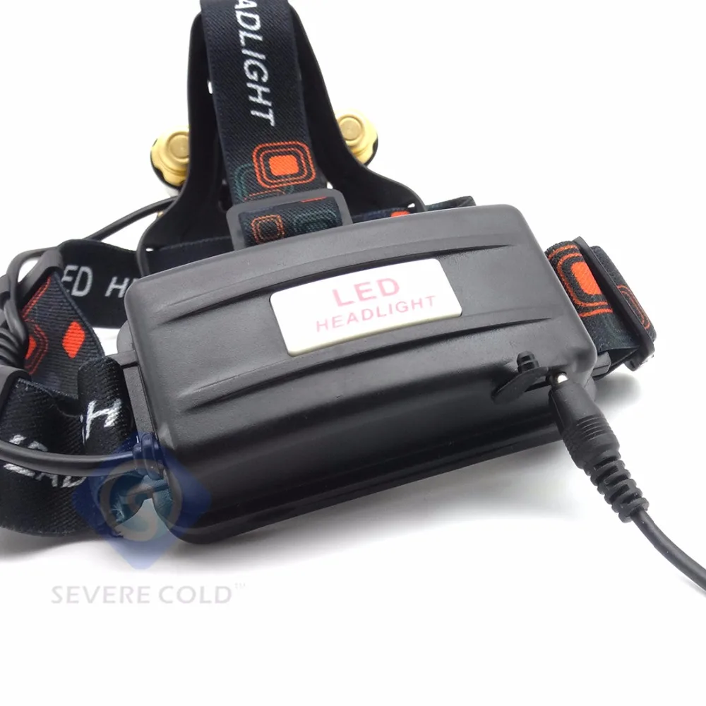 LED Headlight USB Rechargeable 5 LED Zoomable Headlight 1* XML-T6 + 4* XPE Hunting Lamp Fishing Zoom Headlamp