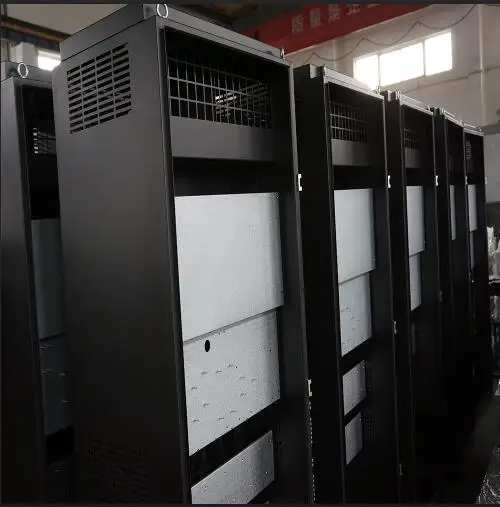 Дверь 32u настенное крепление стойка для шкафа закаленное стекло 19 дюймов OEM части по чертежу листового металла стандарт CN;SHN Stock GSD Ce