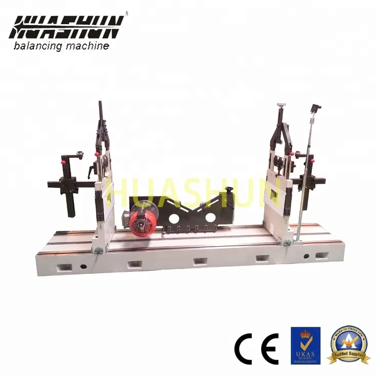 
HUASHUN Universal Belt Drive Balancing Machine for crankshaft 