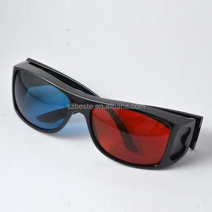 
Cool style eco-friendly plastic red cyan 3d glasses anaglyphic 3d glasses 