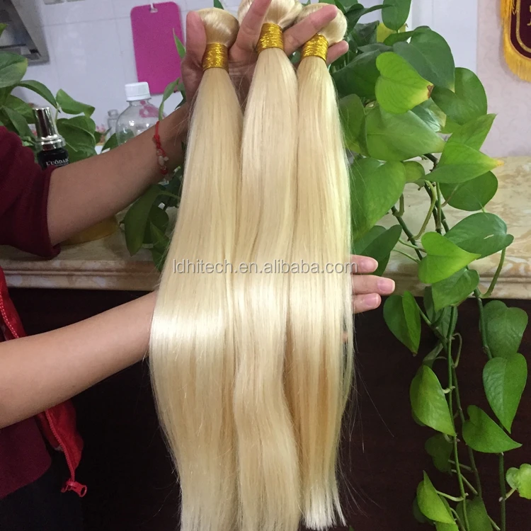 virgin cuticle aligned 613 Hair,  613 Blonde Virgin Brazilian Human Hair Bundles, High Quality 613 Virgin Hair for Black Women