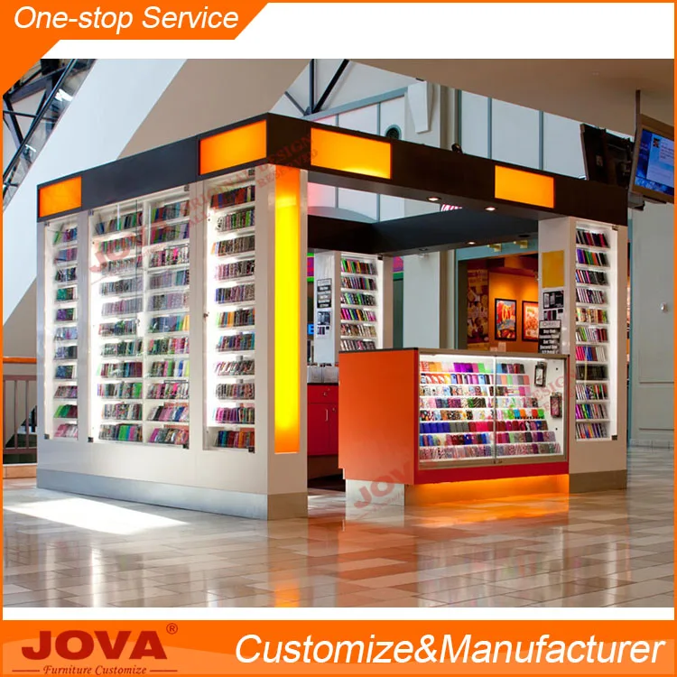 Стенд магазина мобильных телефонов с отделкой из