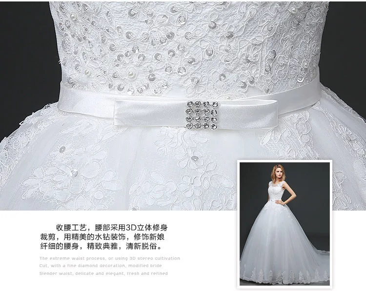 
Q012 In Stock Fast Delivery Gorgeous Lace Appliqued Sexy Open Back Wedding Dresses 