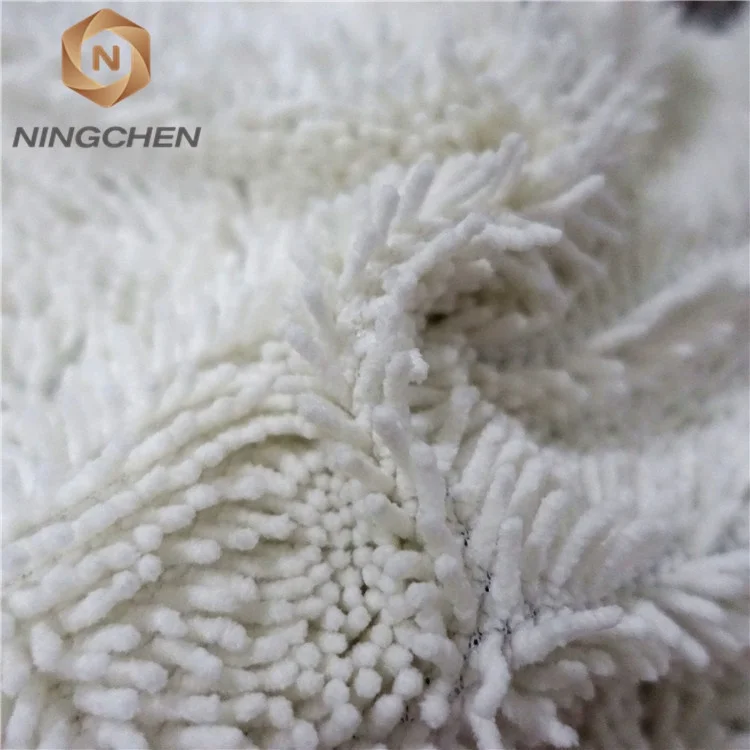 hot sales chenille fabric Multi purpose premium scratch-free microfiber waterproof 5 finger dual car clean wash noodle chenille