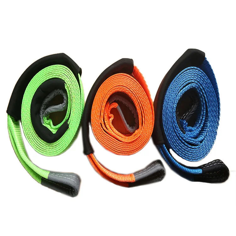 Off Road Snatch Strap Car Towing Strap Winch Strap Tow Strap 4X4