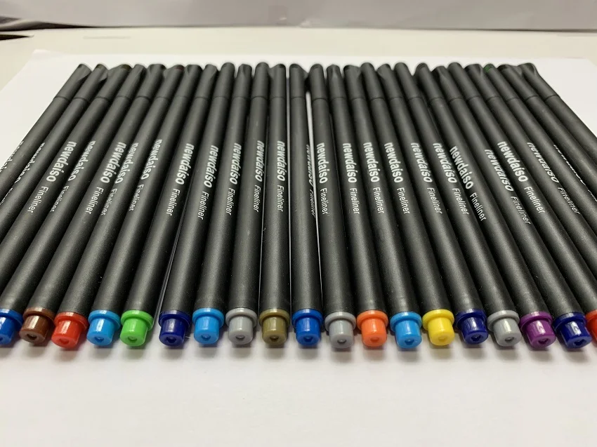 2019 new item hot in Amazon  0.38mm colorful fineliner pen,Graphic Fineliner, color marker pen
