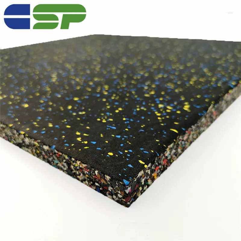 
Elastic Shock absorbent rubber tile floor --- Ideal for high impact uses 