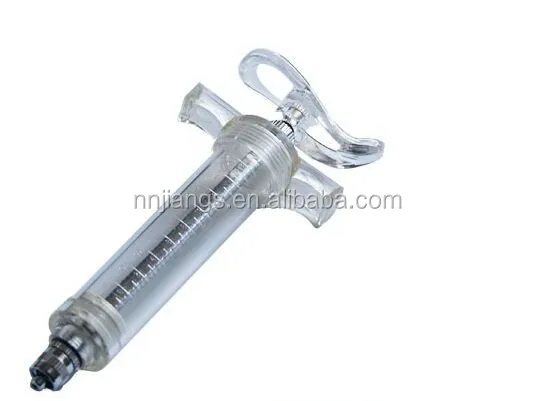 Veterinary Plastic Steel Automatic Injection Syringe 20ml for cattle/sheep/goat/pig