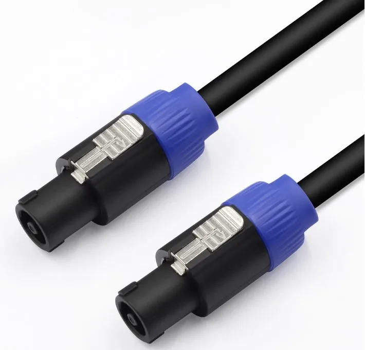 Adam Hall Cables 3 Star Serial Lautsprecherkabel 2 x 1.5 mm Lautsprecherverbinder 4Pol auf Standard  Lautsprecherverb DAP AUDIO
