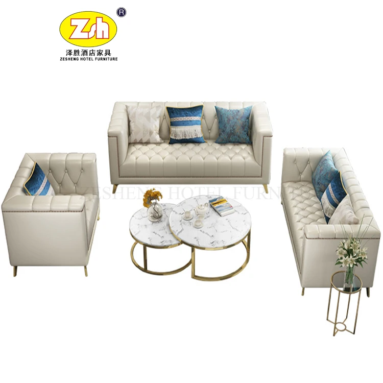 New Foshan wood sofa coffee table set ZH 11a