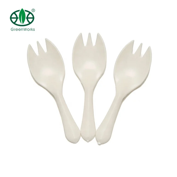 
GreenWorks Eco-friendly Disposable plastic 3.38 inch customizable plastic spoon Ice cream scoop 