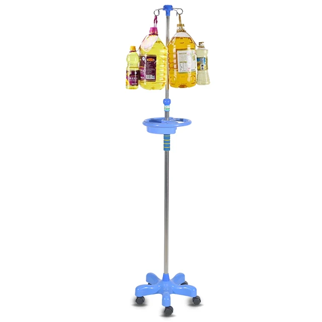
Low Price IV Pole Stand Adjustable Height Drip Stand Influsion Stand For Patiet 
