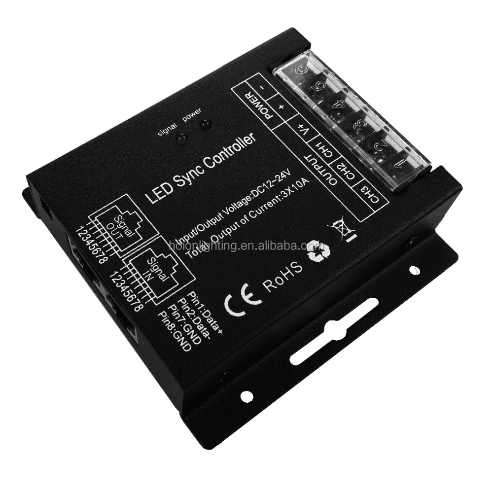 10A*3CH 30A 12V 24V touch panel remote controller led rgb controller Led light controller
