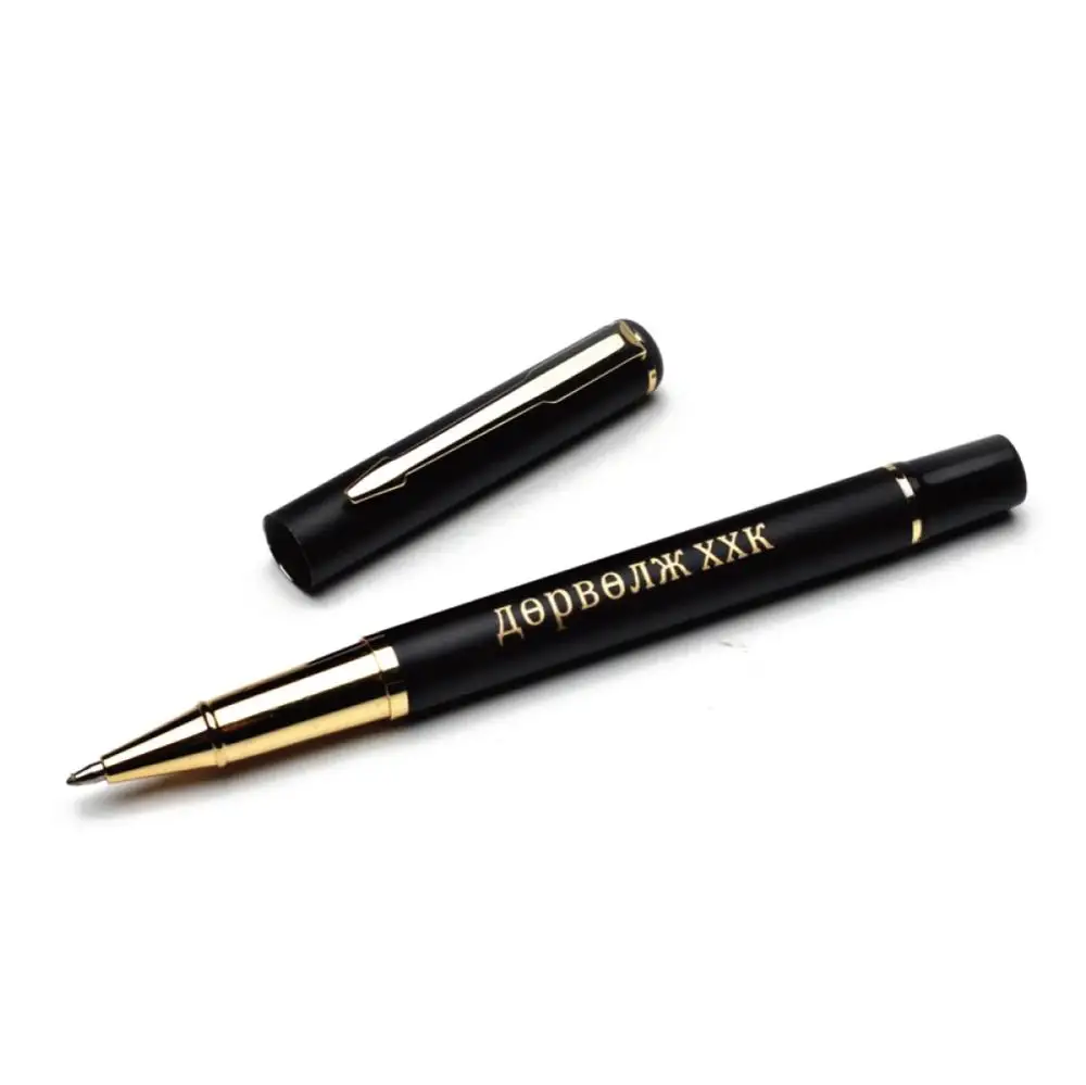GEL INK PEN Low MOQ Luxurious Engrave Cheap Custom LOGO printed promotional metal pen
