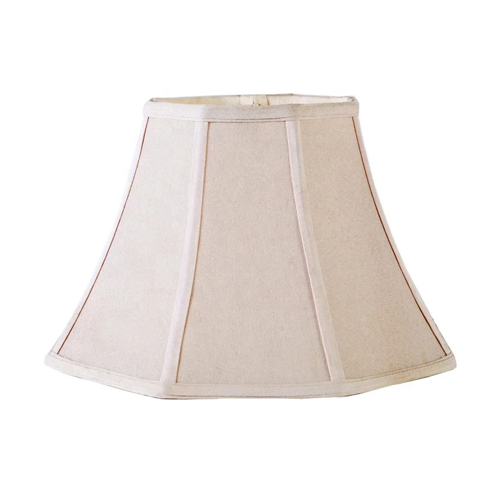 
Turkish design octagonal lining fabric bedside table lampshade 