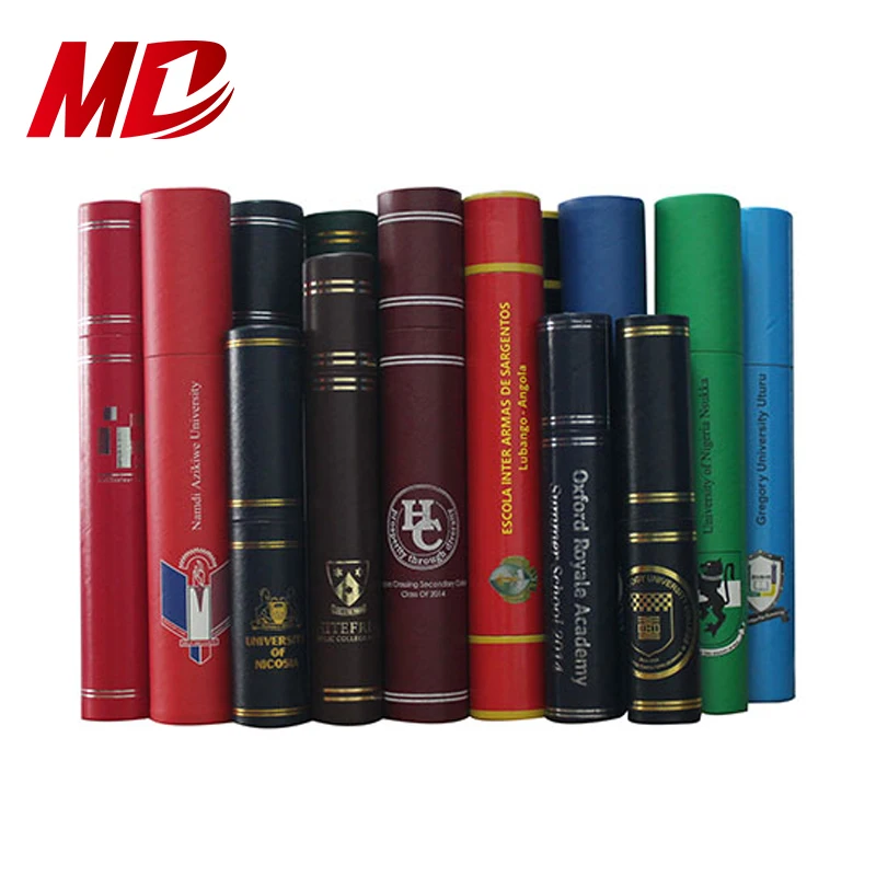 Wholesale Foil Stamping or Imprinting Graduation Certificate Scroll Holder Diploma Tube