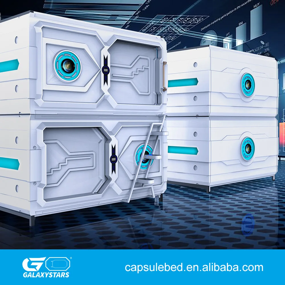 
2018 Cosmos series Vertical Bed OEM Vacuum Thermoforming Plastic Capsule hotel 