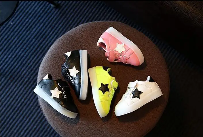 LED lighting children shoes Lovely kids flashing luminous sneakers kids boys shoes