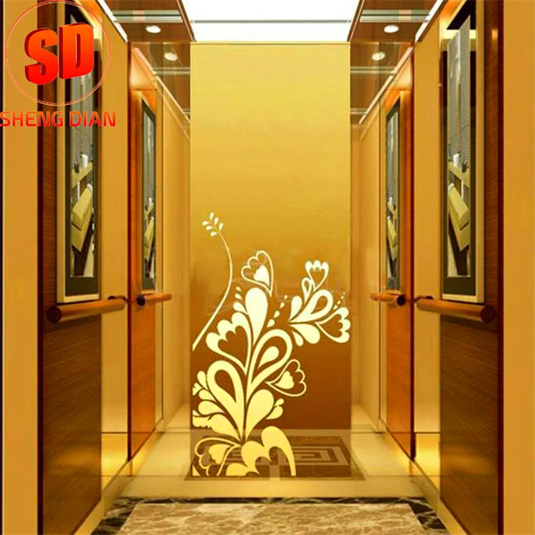 Hot sale brass gold mirror metal plate Pvd coated stainless steel plate medium thickness stainless steel plate for elevator
