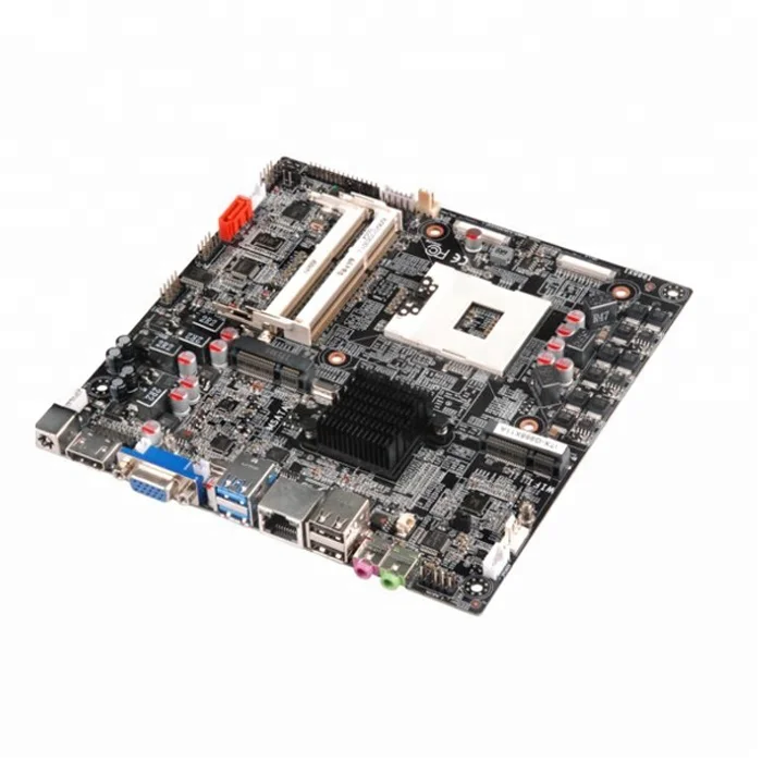 H61/H65 chipset   lvds thin mini itx custom intel laptop motherboard RPGA988 1 LAN DC 12V -19V