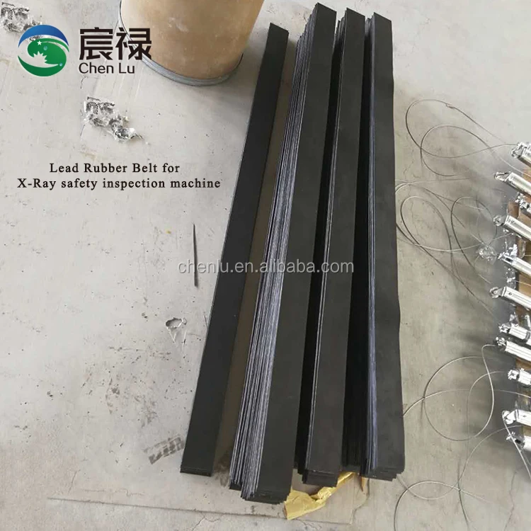 lead rubber belt for X Ray Baggage Scanner Airport X-Ray safety inspection machine