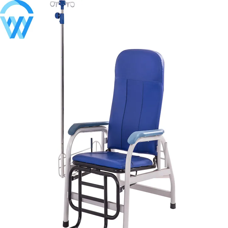 High quality reclining transfusion Medical furniture drip chair Height Adjustable Infusion Chair for Hospital Dental Chair