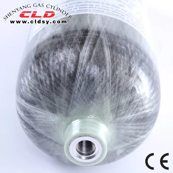 
High pressure composite cylinder for paintball 