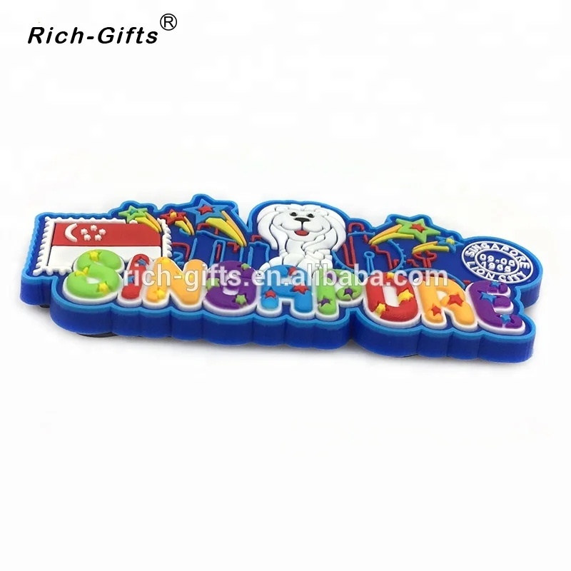 
Wholesale Custom Soft Rubber Fridge Magnet For Singapore 