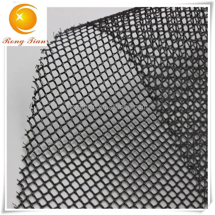 New black rhombus mesh fabric,polyester diamond big hole net