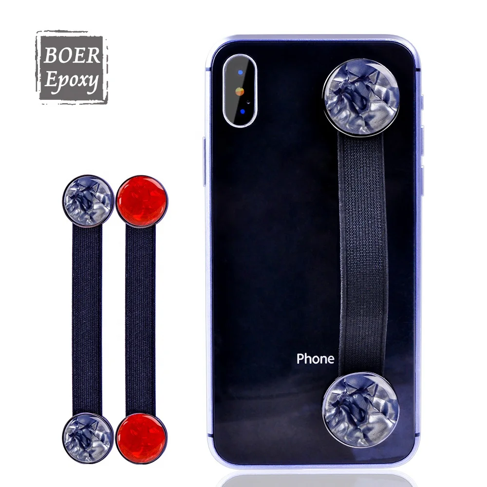 
High quality custom mobile phone finger grip hand holder strap for cell phone High quality custom mobile phone finger grip hand holder strap for cell phone