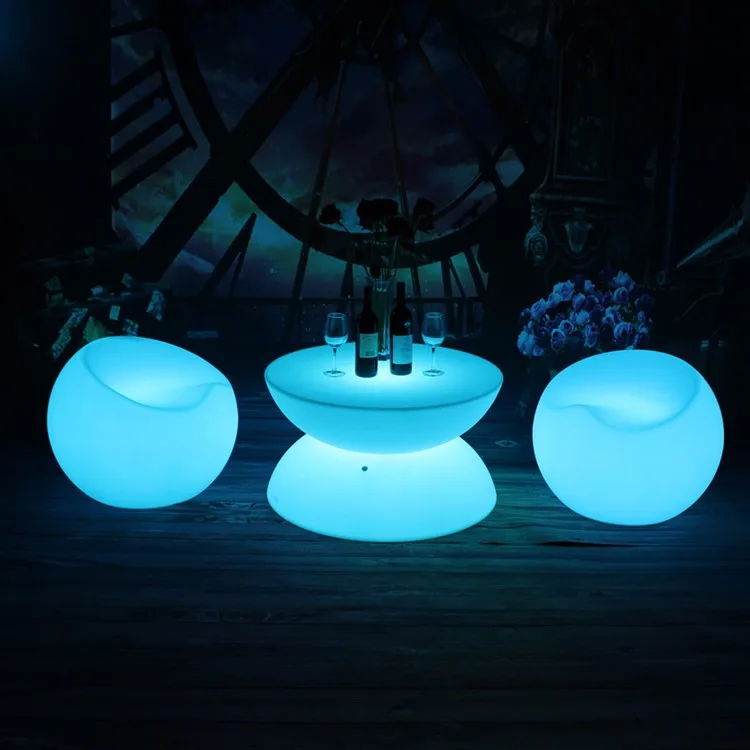 
Modern lighted up 16color remote control wireless portable cocktail Bar KTV Cafe wedding led table/events/nightclub 