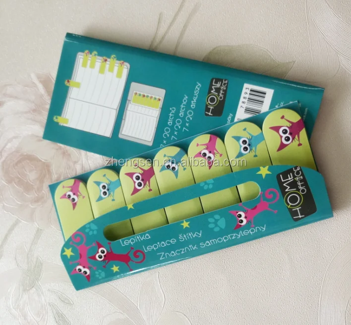 
top sale nice sticky note animal shaped markers 