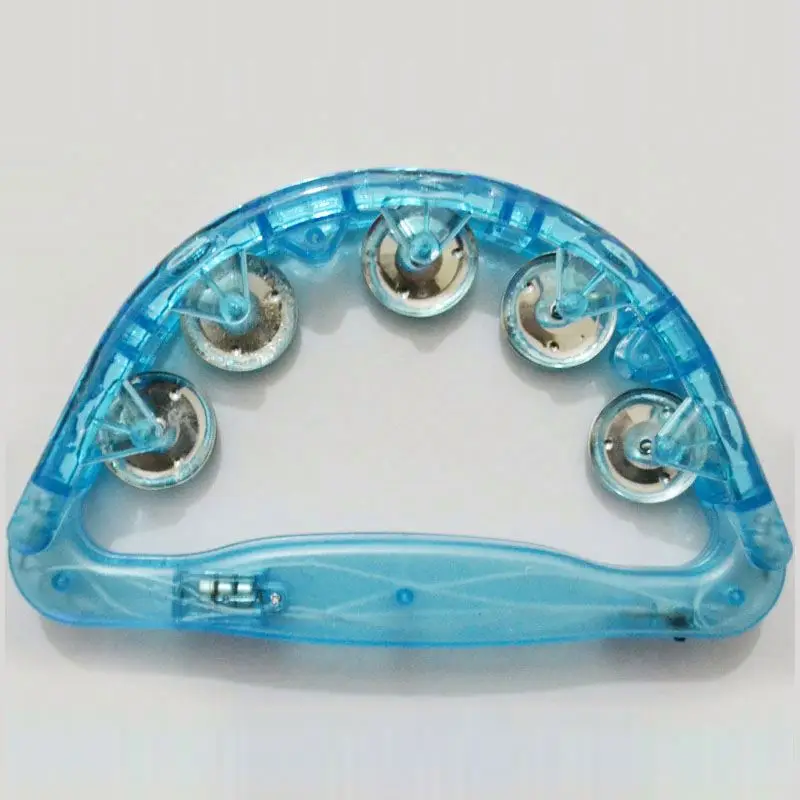 
 Праздничный мигающий тамбурин со светодиодной подсветкой  