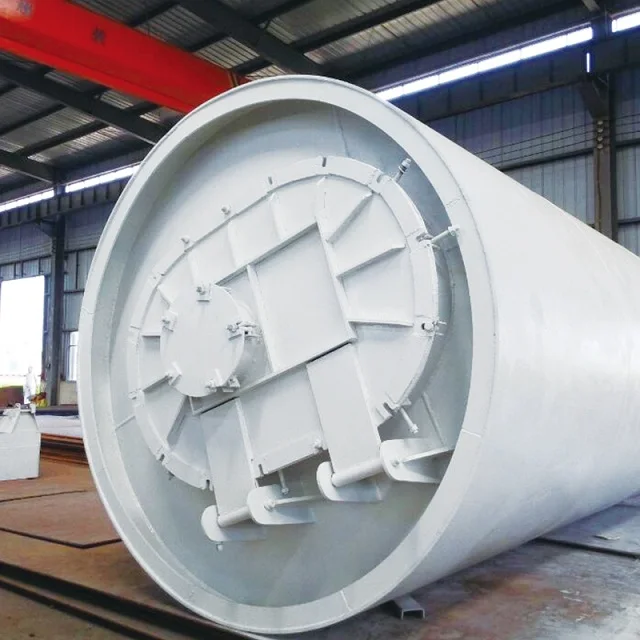 Long term usage waste plastic to oil pyrolysis equipment