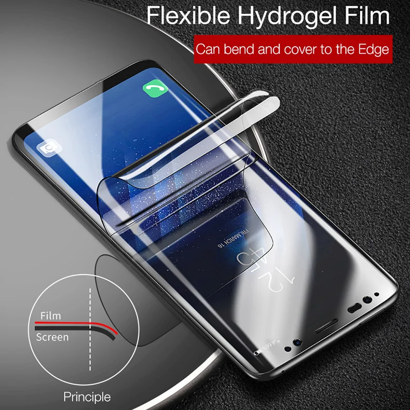 Защитная пленка CAFELE для экрана Samsung Galaxy S8 S8plus 3D полное покрытие HD Прозрачная Гидрогелевая S8Plus S9Plus
