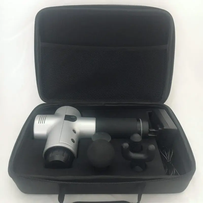 Electric fascial massager Gun Vibration Deep fitness treatment Body muscle massage gun Cordless handheld high frequency motor